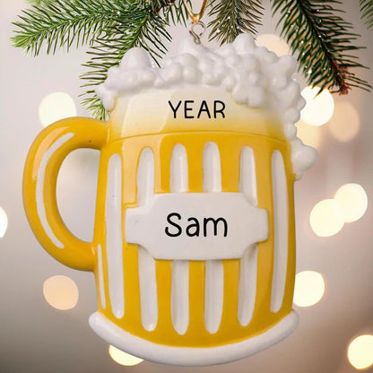Beer Mug Christmas Ornament