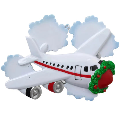 Jet Airplane Travel Christmas Ornament