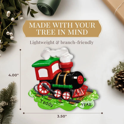 Choo Choo Train Christmas Ornament