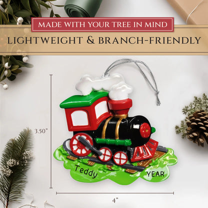 Choo Choo Train Christmas Ornament