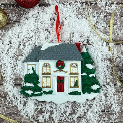 Traditional House Personalized Ornament