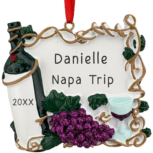 Adorno personalizado para amantes del vino