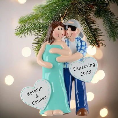 Adorno personalizado para pareja en espera