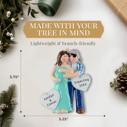 Adorno personalizado para pareja en espera