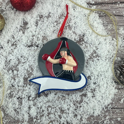 Adorno personalizado de boxeador