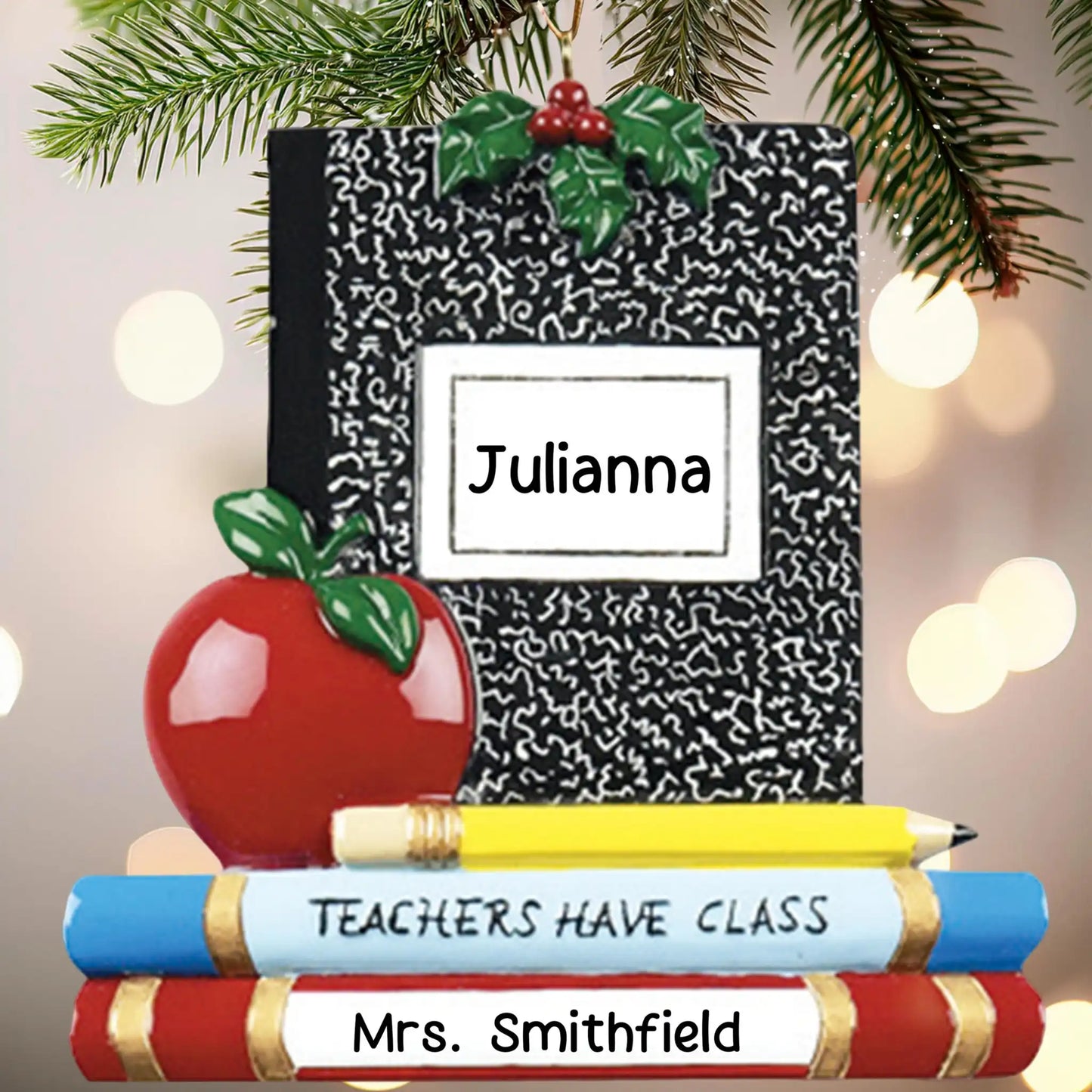 Teachers Have Class Christmas Ornament