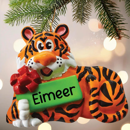 Christmas Tiger Christmas Ornament