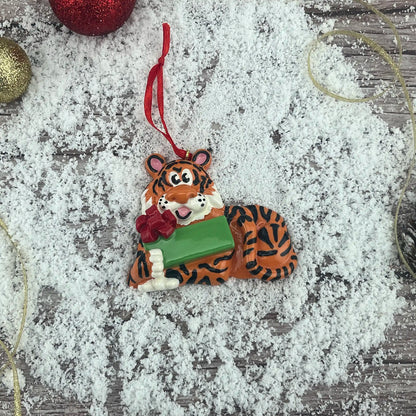 Christmas Tiger Christmas Ornament