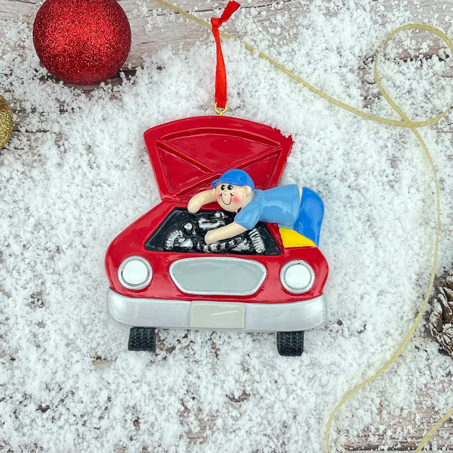 Mechanic Personalized Ornament