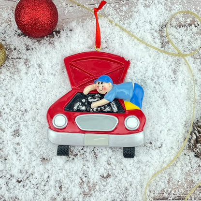 Mechanic Personalized Ornament