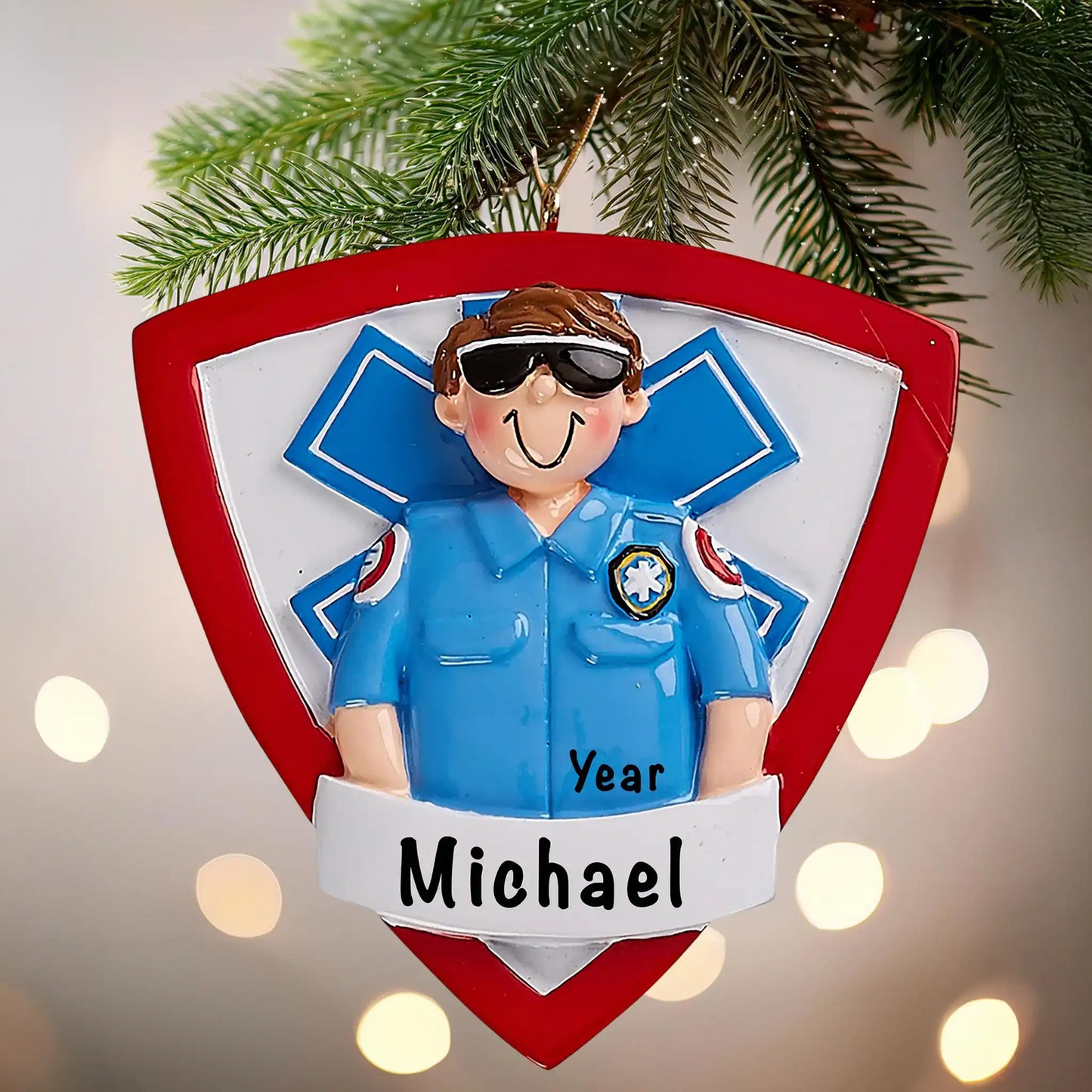 Adorno personalizado de paramédico de EMT