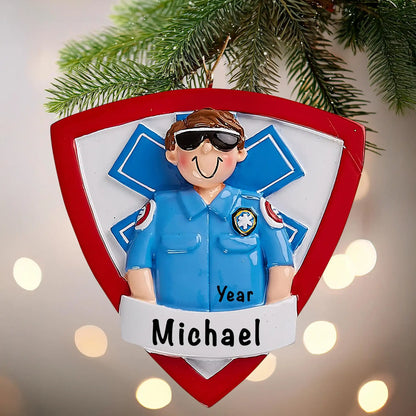 Adorno personalizado de paramédico de EMT