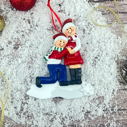 Adorno personalizado "Estamos esperando un bebé"