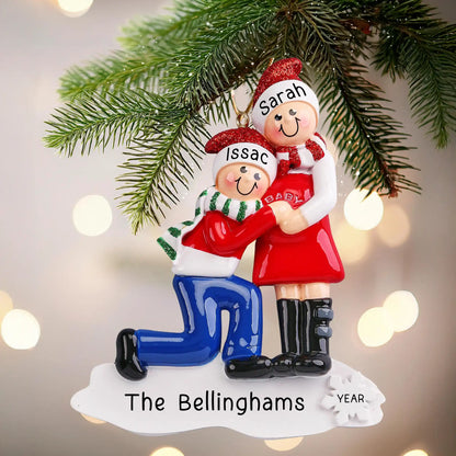 Adorno personalizado "Estamos esperando un bebé"