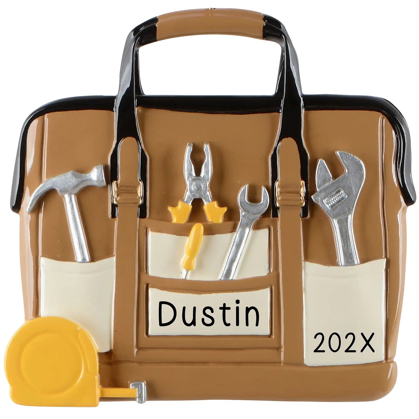 Tool Bag Handyman Personalized Ornament