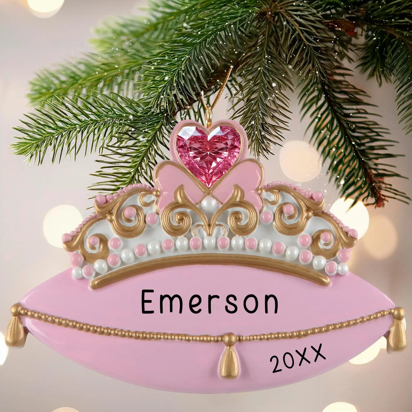 Princess Tiara Personalized Ornament