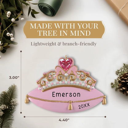 Princess Tiara Personalized Ornament