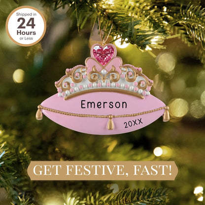 Princess Tiara Personalized Ornament