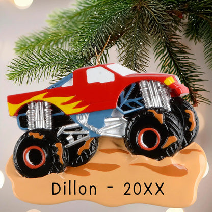 Adorno personalizado de Monster Truck Muddin