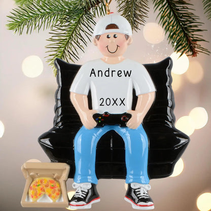 Video Game Boy Personalized Ornament