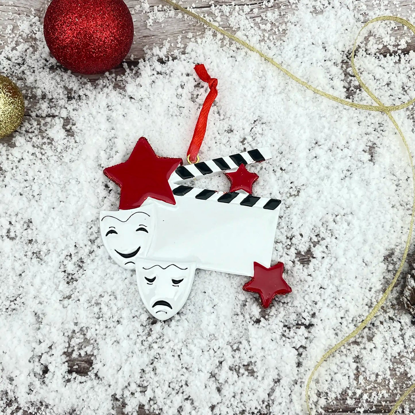 Drama Star Personalized Ornament