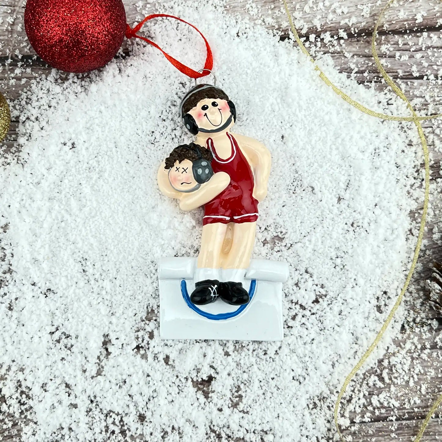 Adorno personalizado de luchador