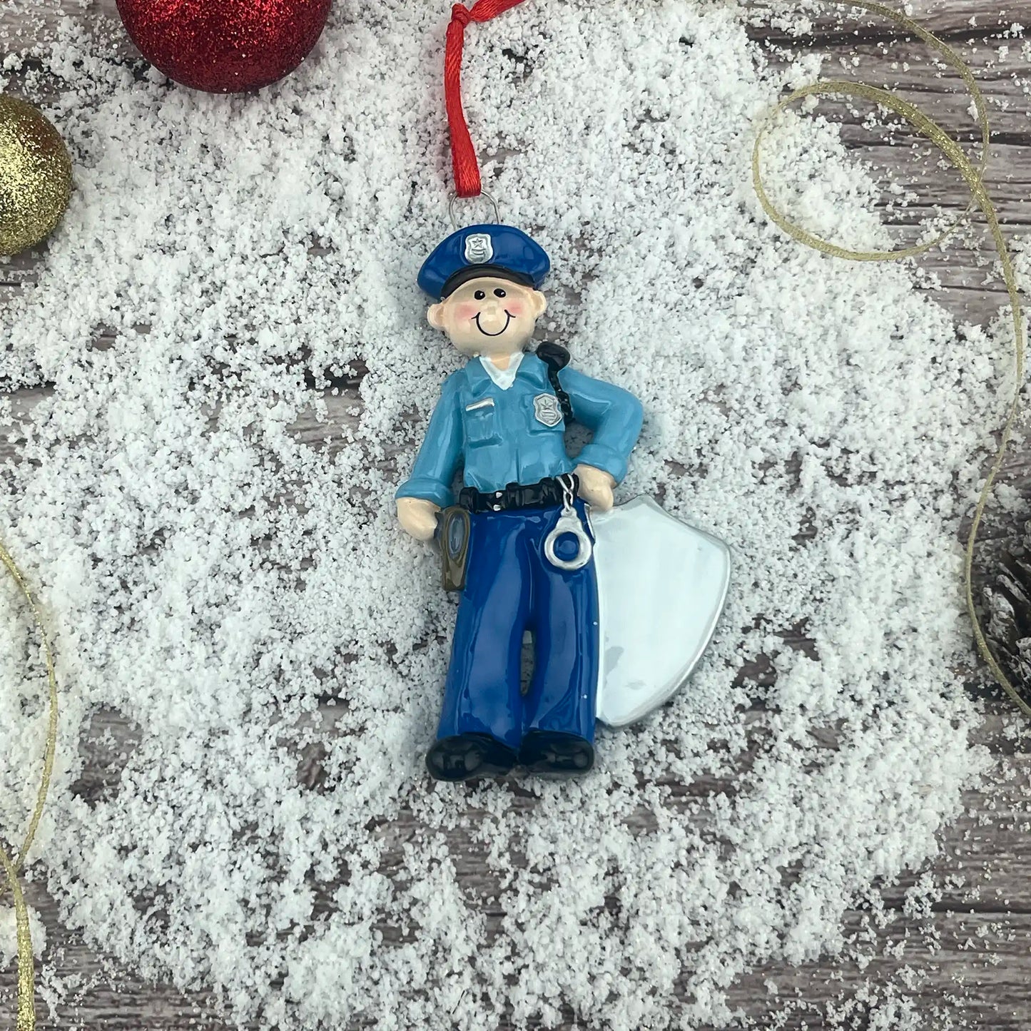 Adorno personalizado de policía 