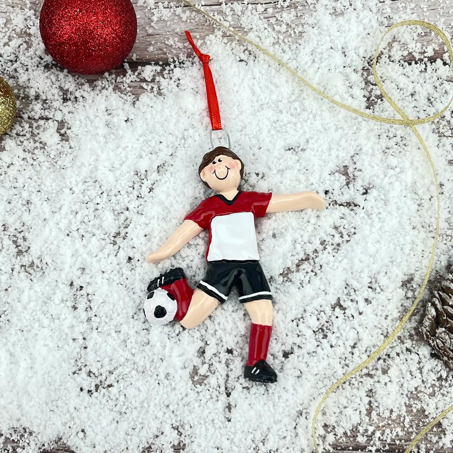Soccer Guy Christmas Ornament