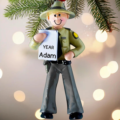 Adorno personalizado de policía estatal