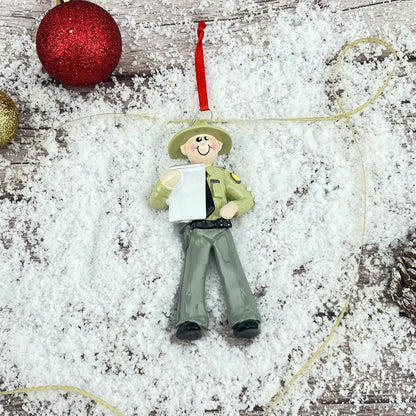 Adorno personalizado de policía estatal