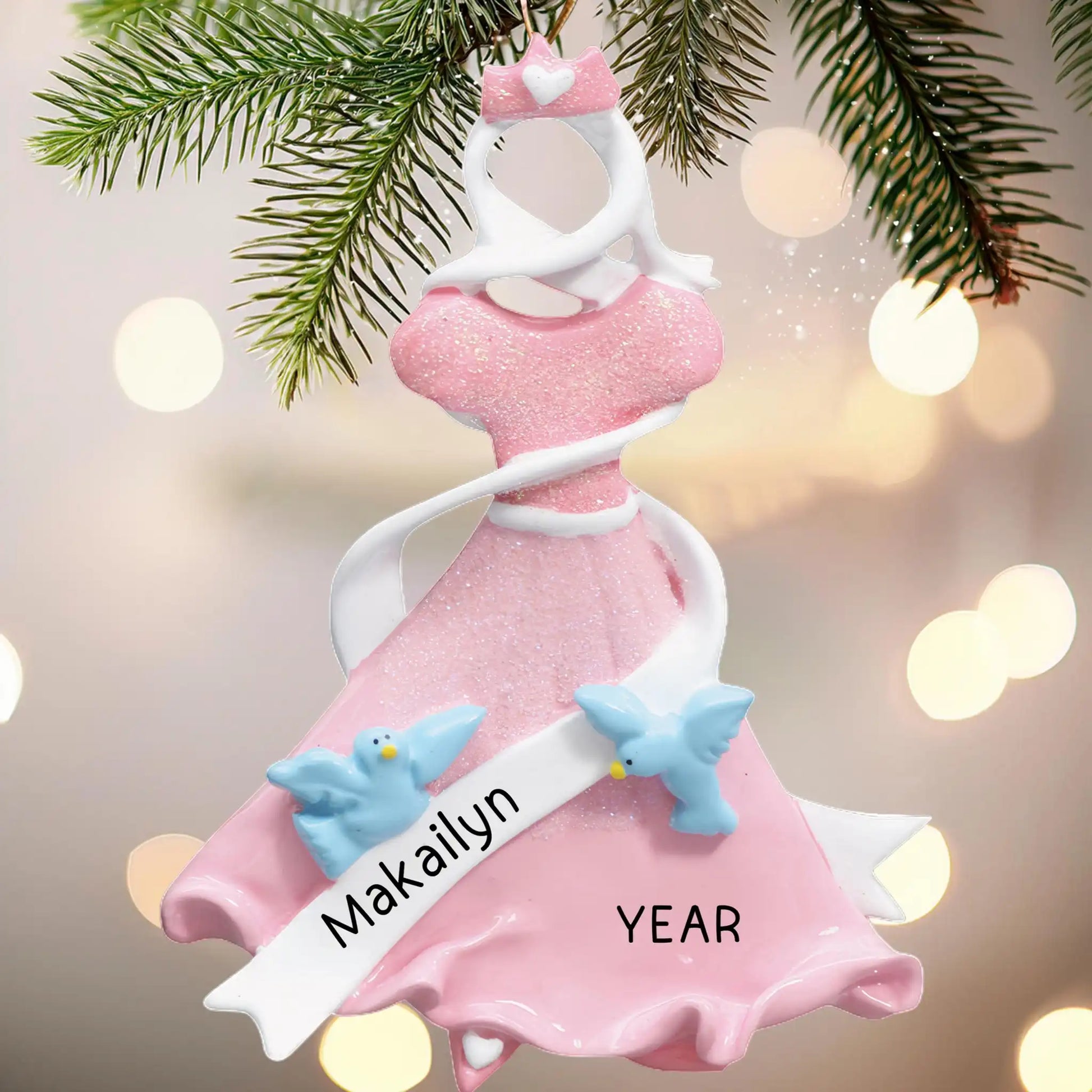 pink princess christmas dresses Kids Girls Princess Christmas Dress Bow Knee-Length Silk Ball Gown with Sequined Chiffon Lantern Sleeves V-Neck from Dhgate Girl's Dresses