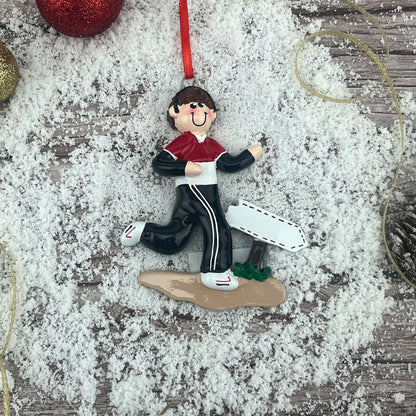 Guy Runner Personalized Ornament