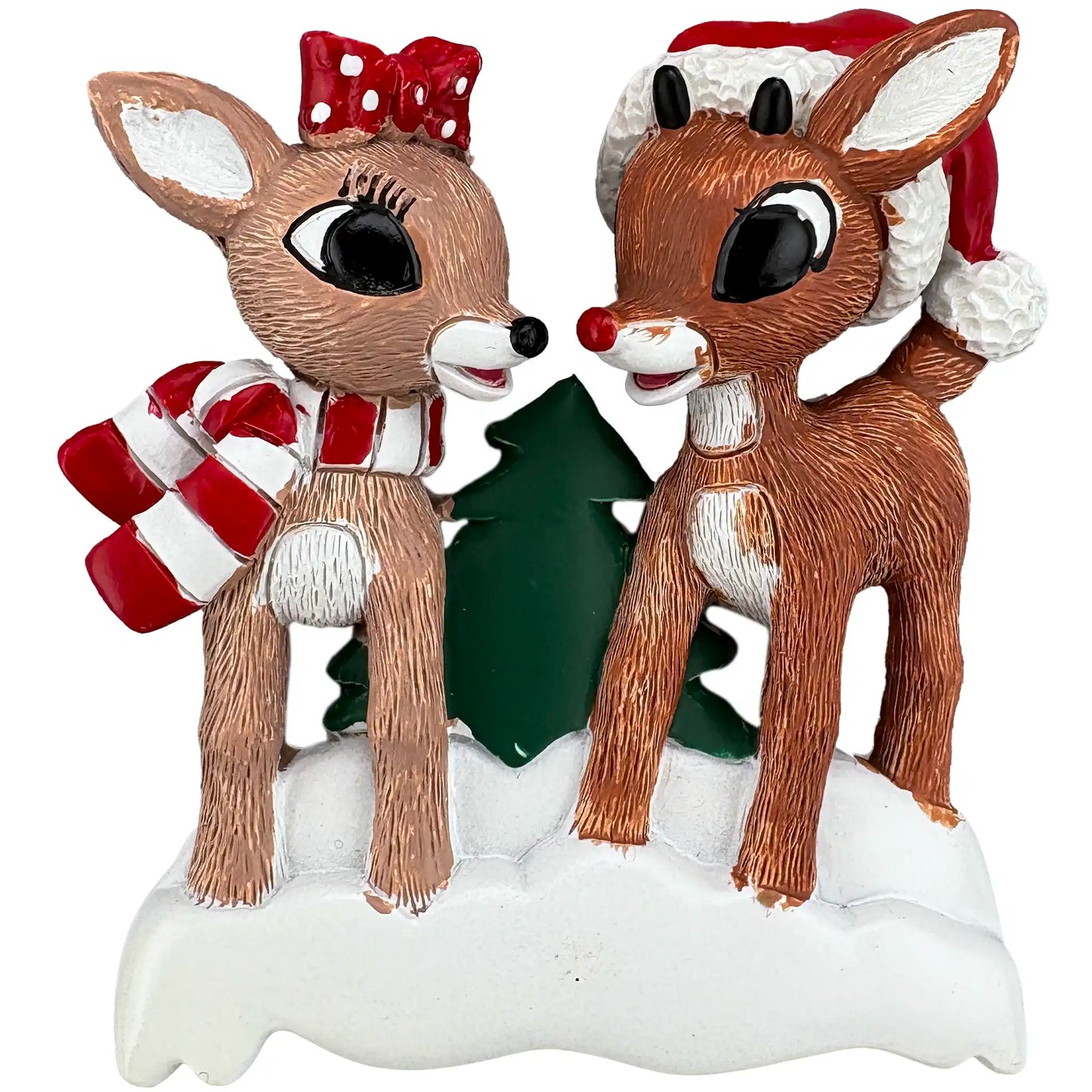 Rudolph & Clarice Personalized Ornament