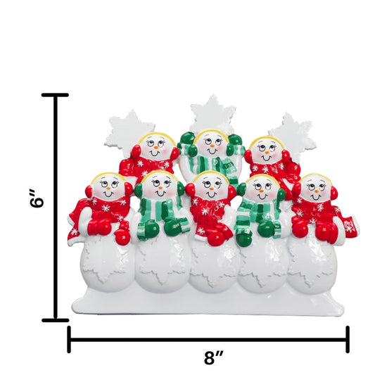 TT305-8 Snow Family of 8 Table Top