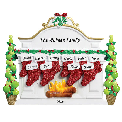 Mantle Table Top Family of 10 Christmas Decoration