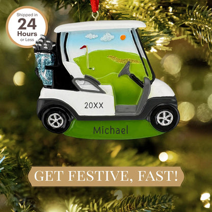 Golf Cart Personalized Ornament