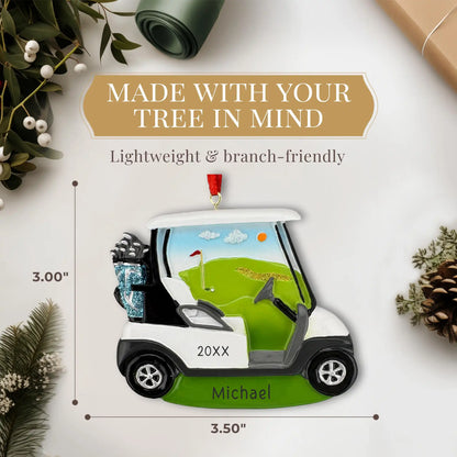 Golf Cart Personalized Ornament