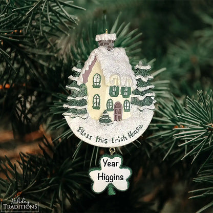 Adorno personalizado "Bendice esta casa irlandesa"