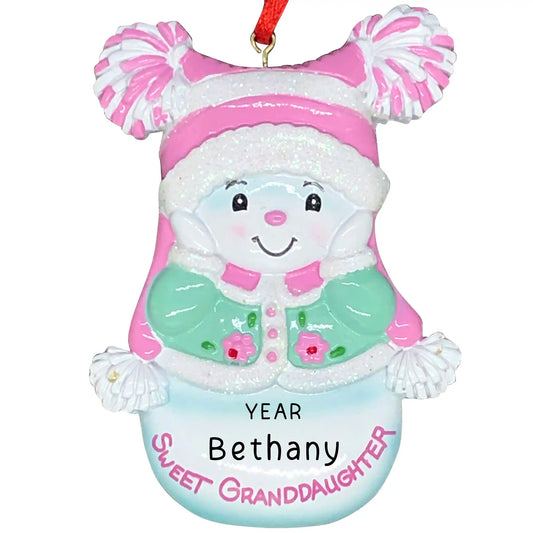 Sweet Granddaughter Christmas Ornament