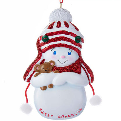 Sweet Grandson Christmas Ornament