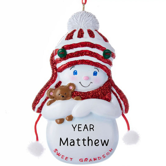 Sweet Grandson Christmas Ornament