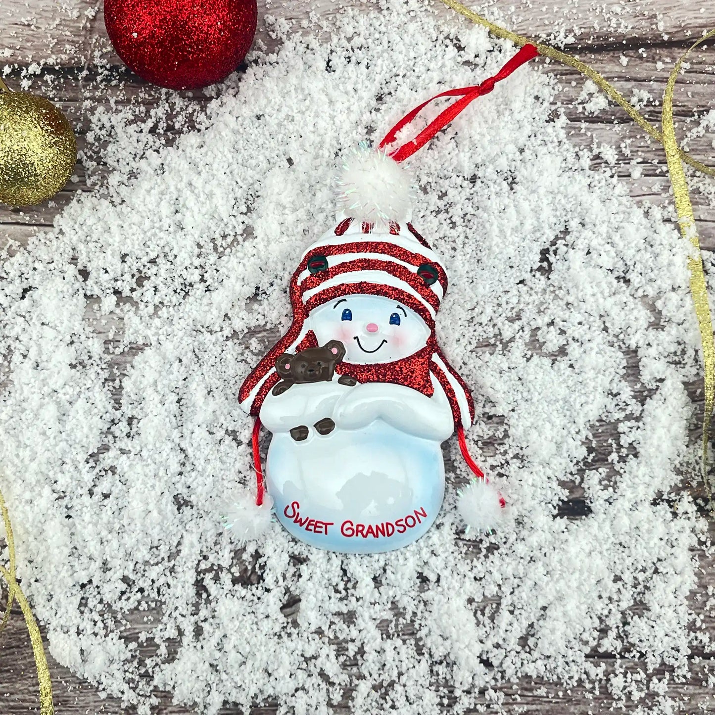 Sweet Grandson Christmas Ornament