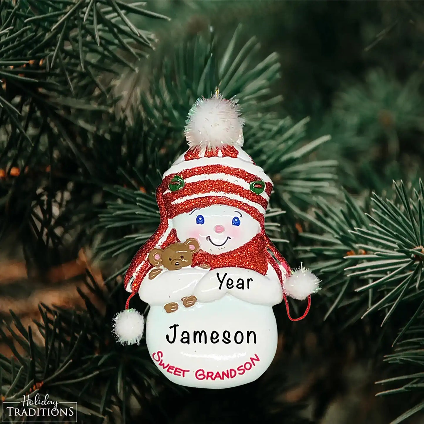Sweet Grandson Christmas Ornament
