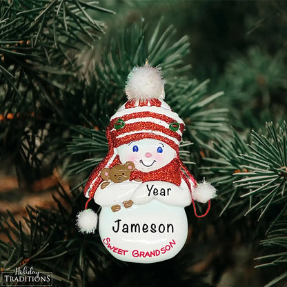 Sweet Grandson Christmas Ornament