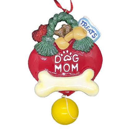 Dog Mom Christmas Ornament