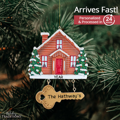 New Home Christmas Ornament - Key