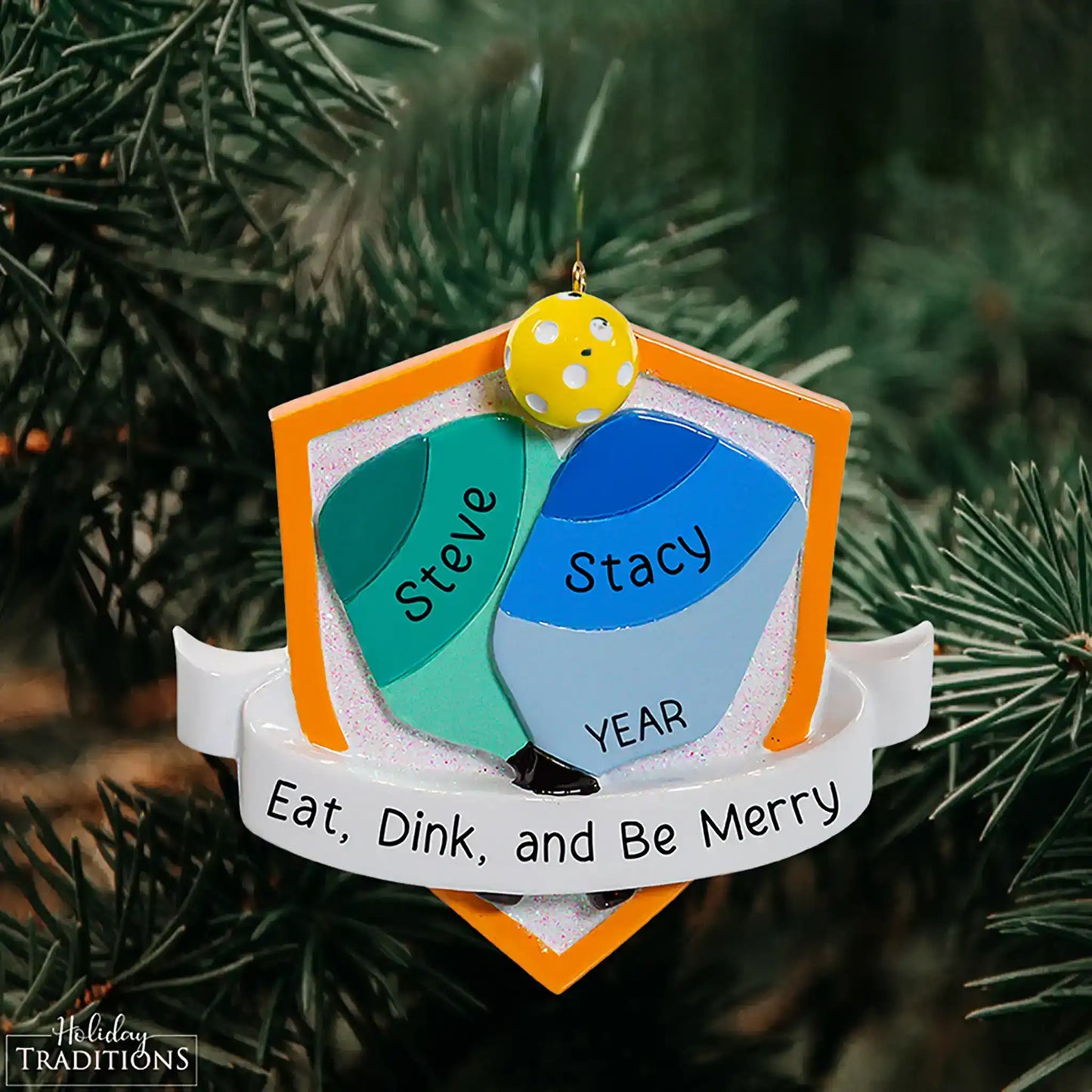 Adorno personalizado de paletas de pickleball 