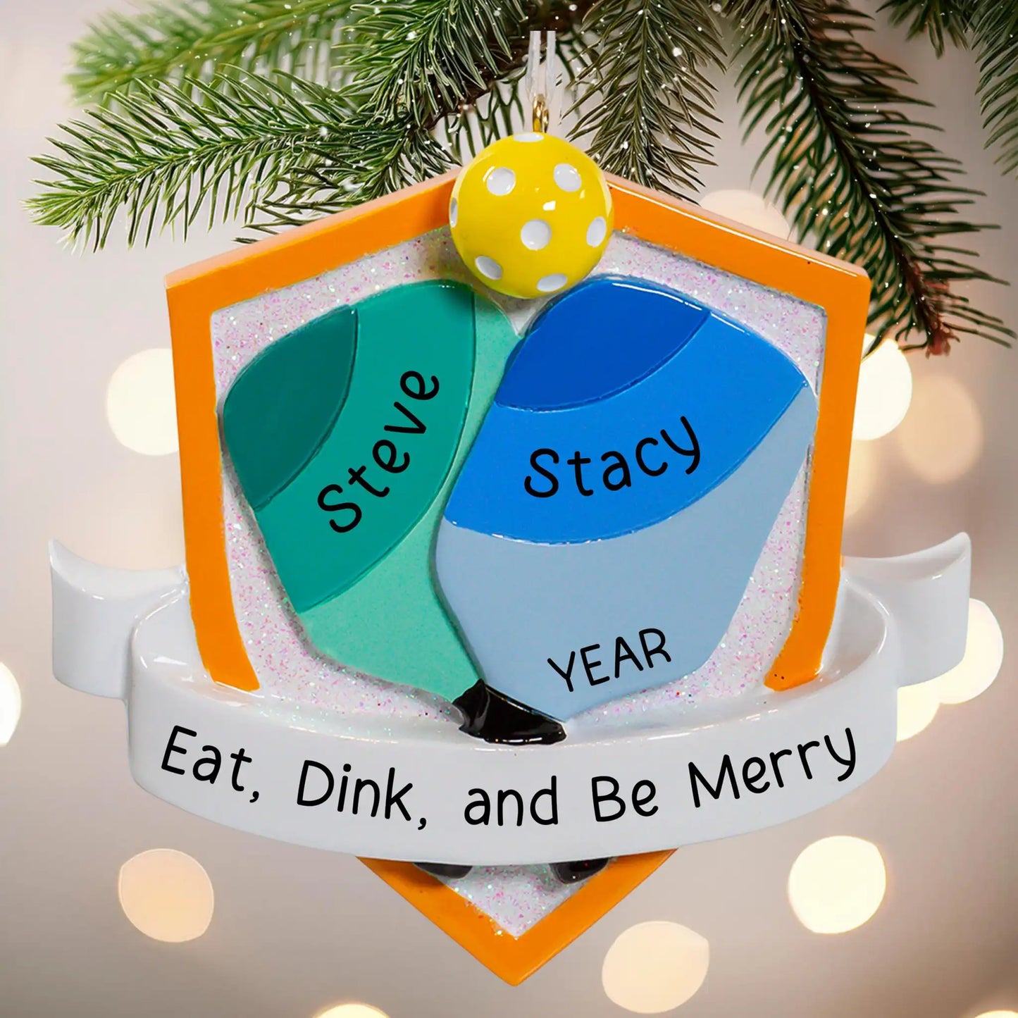 Adorno personalizado de paletas de pickleball 