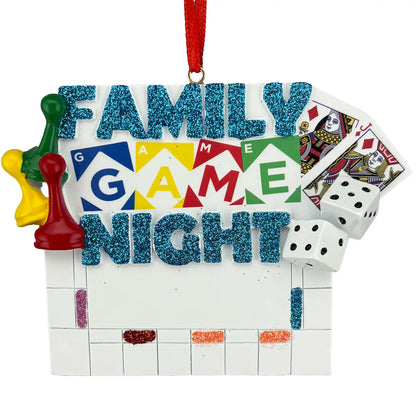 Family Game Night Personalized Ornament