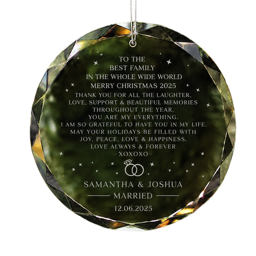 Overcrowded ornament personalization example